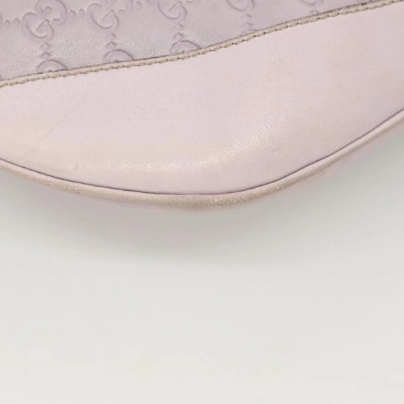GUCCI GG Canvas Guccissima Bag Leather Outlet Purple Gold 272380 Auth BA2809 - Picture 5 of 16